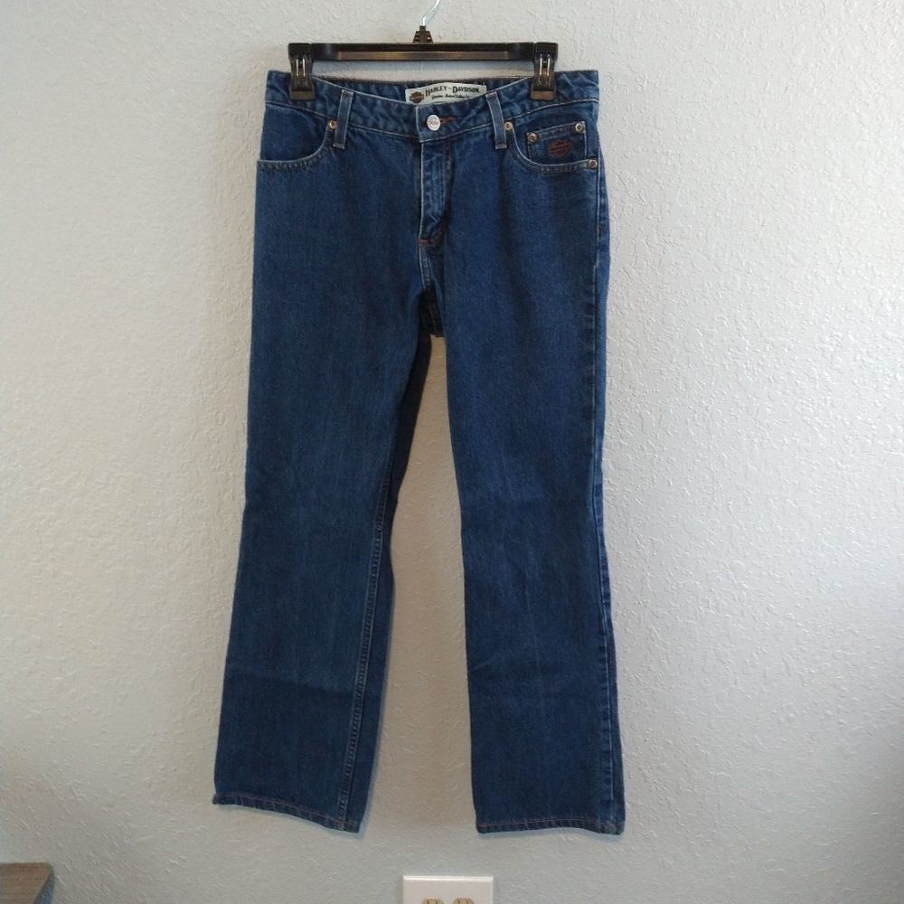 Harley-Davidson women's jeans bootlegged size 2